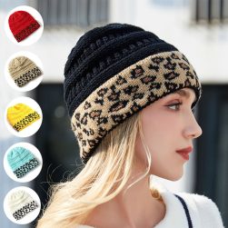 Leopard Beanie